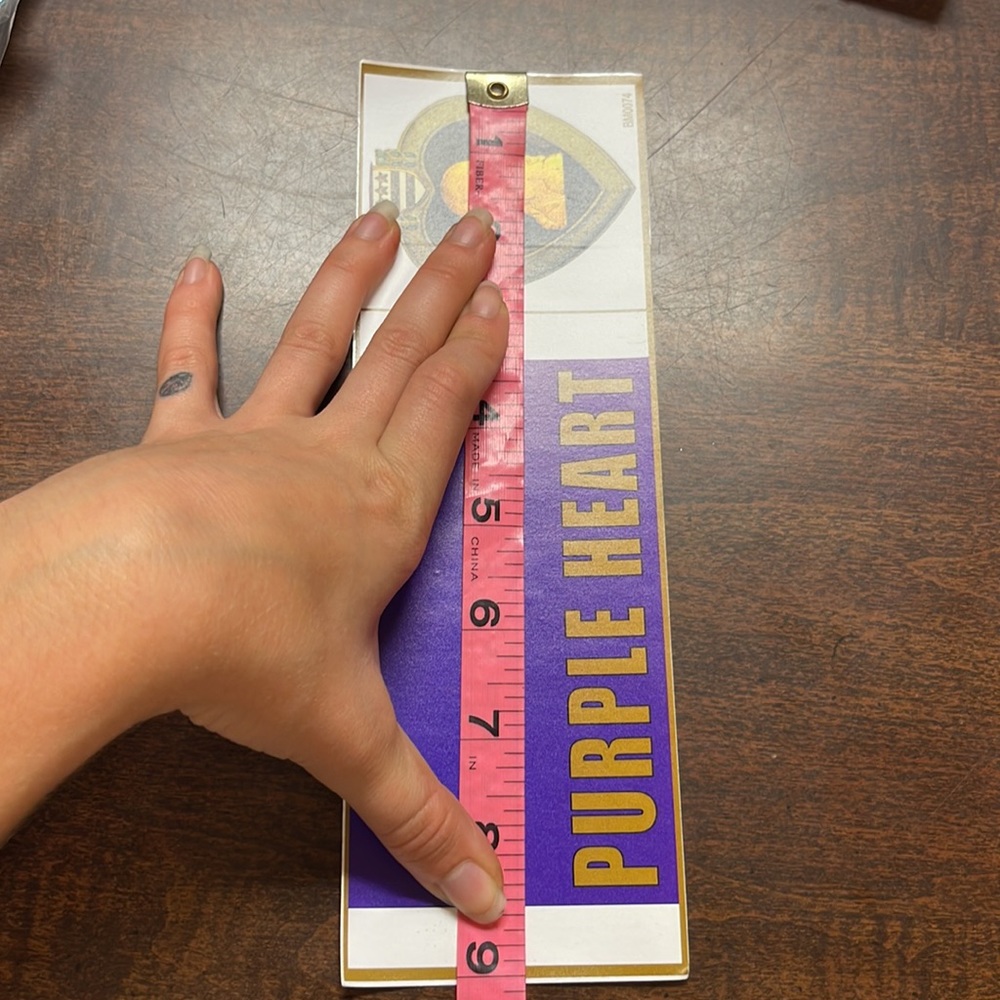 Purple Heart bumper sticker - Picture 4 of 4